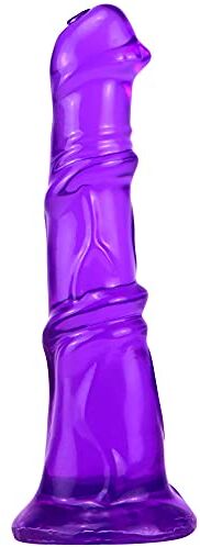 DaiQei Dildo giocattolo for coppia extra large dildo cavallo pene plug anale con vibrazione extra large animale pene con vena vaginale masturbatore anale sex toy sex set donna ventosa grande (Color :