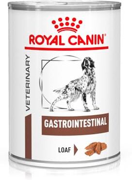 ROYAL CANIN Veterinary Gastrointestinal Mousse   12 x 4 g   Alimento dietetico completo per cani adulti   Per supportare i disturbi acuti del riassorbimento intestinale