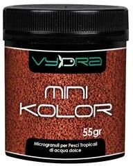 Vydra Mini KOLOR MANGIME Pesci Acquario Dolce Marino MICROGRANULI 0,8mm per Tutti I Pesci di Media Piccola Taglia Neon Cardinali Guppy Platy (100ml)