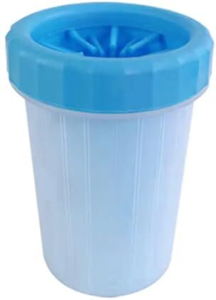 Generico Pulisci Zampe Cane in Silicone Eco-Friendly Portatile e Riutilizzabile (Blu)