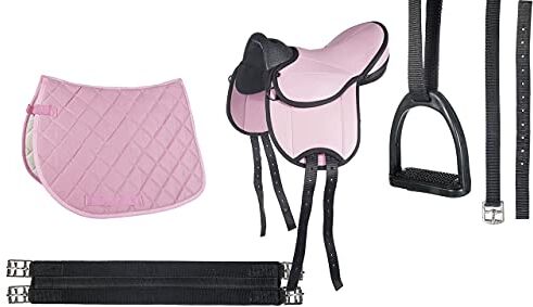 HKM Set Sella- Rosa Taglia Unica