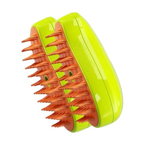 AIDIRui Steamy Cat Brush Spazzola per gatti 3 in 1, spazzola per gatti autopulente, spazzola per gatti a vapore per massaggi, spazzola per peli di gatto, durevole 11,5 x 7,5 x 6 cm