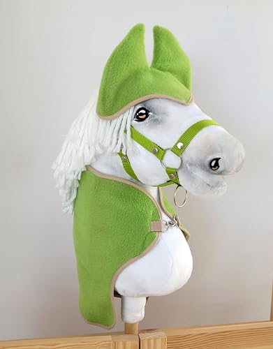 Super Hobby Horse Kit Hobby Horse A3 Derka + paraorecchie Verde