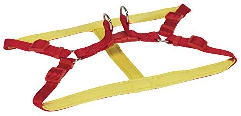 CHAPUIS SELLERIE SLA285 Pettorina regolabile per cani Collare comfort in nylon rosso Larghezza 20 mm Dimensioni 50-70 cm Misura L