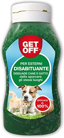 Get Off DISABITUANTE per Cani Gatti in Cristalli 240 gr, 6.8x5.4x12.9 cm, , verde