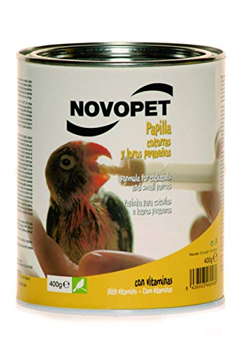 Novopet Porridge Pappagalli e Cotorras-400 gr, 400 g (Paquete de 1), unità