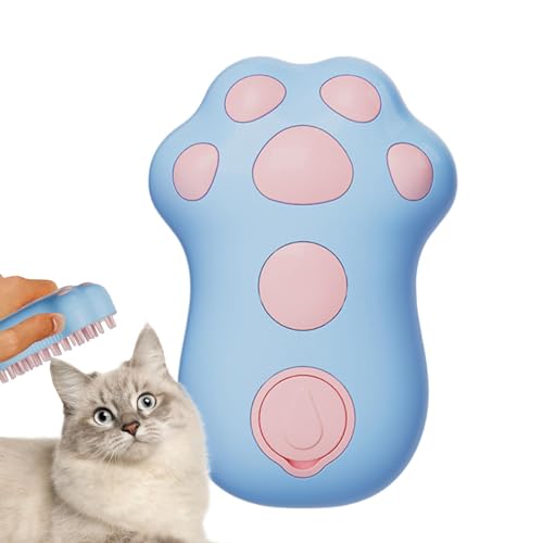 Generic Spazzola per pelis di gatto, Spazzole per toelettatura a vapore, Spazzola portatile per gatti a vapore, Strumento autopulente per la caduta dei pelis di gatto, Accessori perfetti e adatti per i