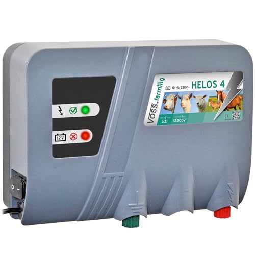 Voss Elettrificatore per recinzioni elettriche HELOS 4" 12 V / 230V