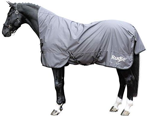 Kerbl RugBe  Coperta per cavallo, 165 cm/215 cm/220 cm, 10 pezzi, colore: Grigio