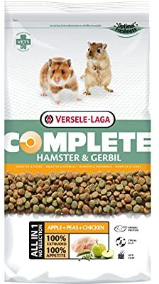 Versele-Laga Complete Hamster & Gerbil Alimento estruso “tutto in uno” ricco di proteine 2kg