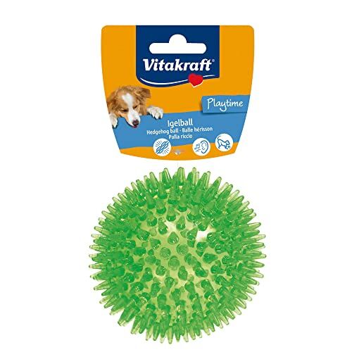 Vitakraft Palla Riccio Tpr In Gomma Trasparente Per Cani 80 g