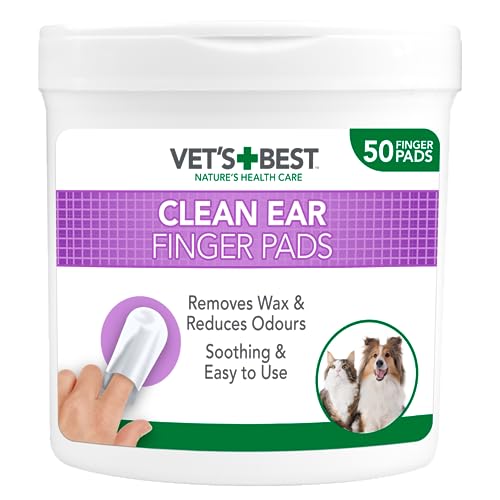 Vet's Best Salviettine Pulizia Orecchie per Cani 50 Pezzi