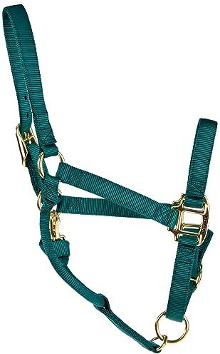 Weaver Leather Cavezza da Cavallo in Nylon Regolabile Originale, da succhiare, Verde Cacciatore