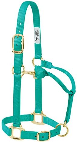 Weaver Leather Cavezza da Cavallo in Nylon Regolabile Originale, Yearling, Verde Smeraldo