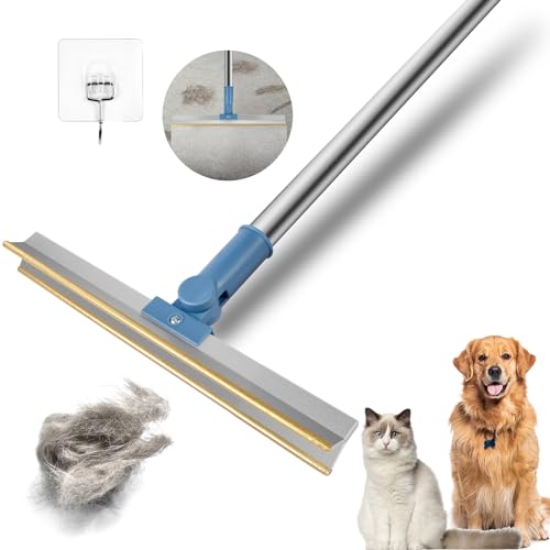 flintronic Spazzola Adesiva Grande, Togli Peli Animali Domestici con Manico Allungabile, Levapelucchi Manuale Cani Gatti, Pet Hair Remover, Lint Remover Riutilizzabile per Cuccia Tappeti Auto Divani