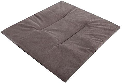 Hobbydog Cuscino in Pelle Scamosciata per Cucciolo di Cane, Dimensioni R6-78 x 68 cm, Grigio, XXL, 600 g