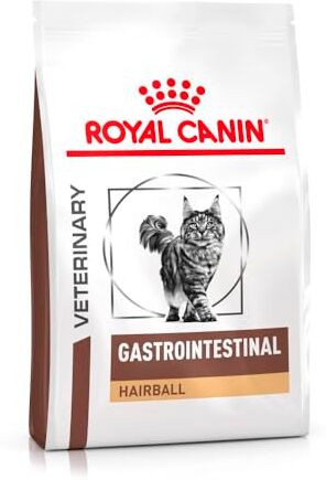 ROYAL CANIN Veterinary Gastrointestinal Hairball   2 kg   Alimento dietetico completo per gatti adulti   Per il supporto digestivo e la formazione di boli di pelo