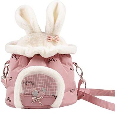 wenhe Small Pet Carrier Bag portatile criceto, borsa da viaggio a spalla singola per bambini di piccola taglia