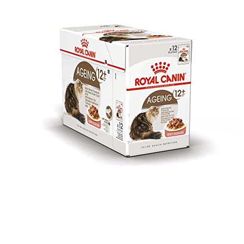 ROYAL CANIN Ageing +12 Cibo Umido per Gatti, Confezione da 12 (12 x 85 g)