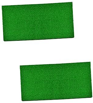 POPETPOP 2Pcs Rettile Simulato Iguana Forniture Terrario Scuro Tartarughe Drago Per Finto Prato Verde Galleggiante Tappeto Erboso Realistico Rampa X Tappetino Artificiale Pesce