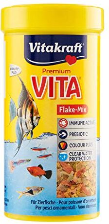 Vitakraft Webazar  VITA FLAKE-MIX PER PESCI TROPICALI BARATTOLO 250 ML