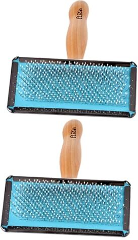 BESPORTBLE 2 Pz Detergente per di animali domestici pet brush pet grooming brush pettine per prendere in i strumento per la rimozione dei gatti depilatore portatile spazzola