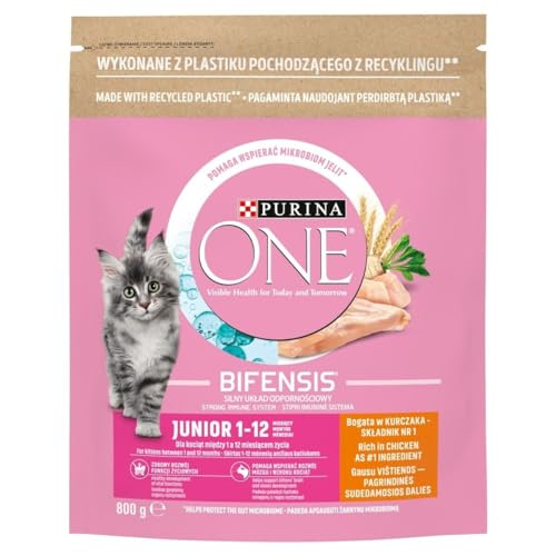 Purina Cibo per Gatti One Bifensis Junior Pollo 800 g