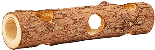 Trixie Tunnel tubolare Natural Living, legno di corteccia, ø 7 × 30 cm, , materiali naturali al 100%, senza canali in resina