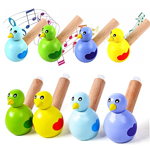 DMZK 15 Pezzi Fischietto per Uccelli,Uccelli Giocattolo Fischio del Giocattolo Strumento Musicale per I Bambini,Fischietto Ad Acqua Uccelli per Bambino Giocattolo Musicale per Feste,Colore Casuale