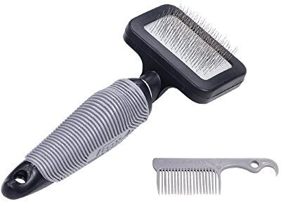 Nobby Starline Professionale Grooming Gamma Slicker Pennello di Pulizia con Pettine per Cani/Gatti