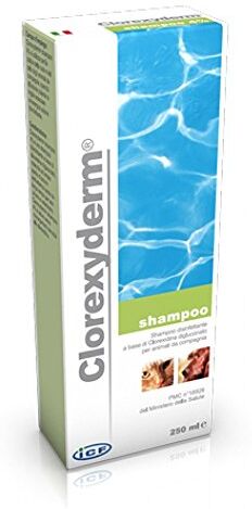 ICF CIF Clorexiderm shampo  Igiene toeletta Cane, Multicolore, 250ml