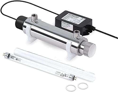 Swan Sterilizzatore Acqua UV Lampada 6 Watt Portata 2 lt/min per impianti micro filtrazione, osmosi inversa e acquario
