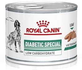 ROYAL CANIN Veterinary Diabetic Special Low Carbohydrate S/O Mousse   12 x 200 g   Alimento dietetico completo per cani   Può aiutare a regolare la glicemia