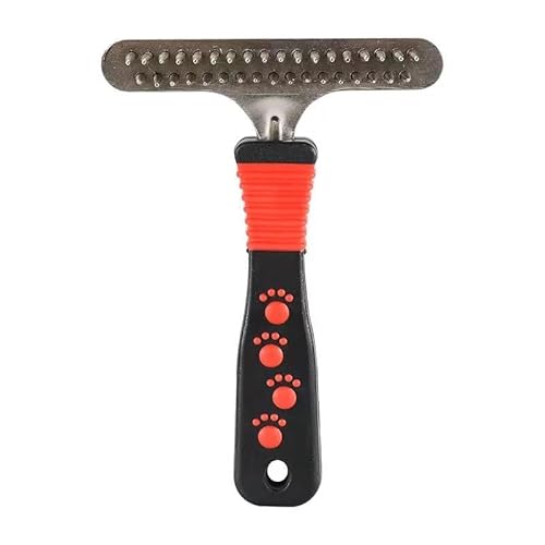 AcLipS Forniture for animali domestici, pettine for cani pettine for capelli spessi spazzola for animali domestici pettine a doppia fila pettine for peli di cane grande pettine for capelli lunghi pettine ad