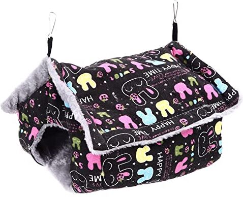 Yuecoom Inverno Caldo Nido di Uccello, Nido di Uccello Design sostenibile Morbido Peluche Caldo Sicuro Portatile Dimensioni Risparmio di Spazio Facile Pulizia Nido di parrocchetto