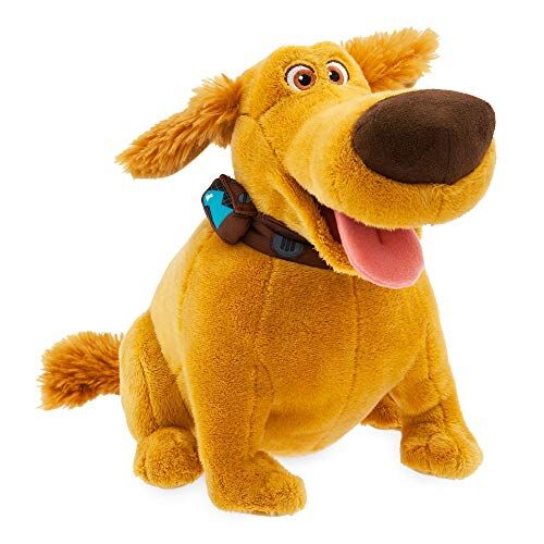 Disney peluche ufficiale medio Dug, Up, 31 cm, animale in peluche Pixar, figura coccolosa con dettagli ricamati, adorabile cane con orecchie soffici e collare 3D Per bimbi dai 0 anni in su