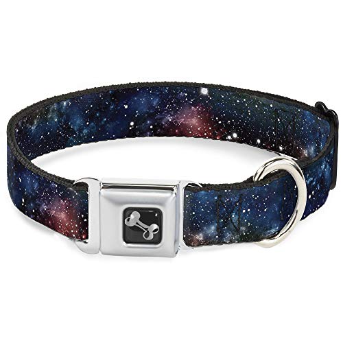 Buckle-Down 9 – 38,1 cm Space Dust Collage Collare Bone, Piccolo