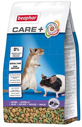 Beaphar Care + Gerbil & Mouse, Pieno Cibo per Gerbils & Topi, Confezione da (4 X 700 G)