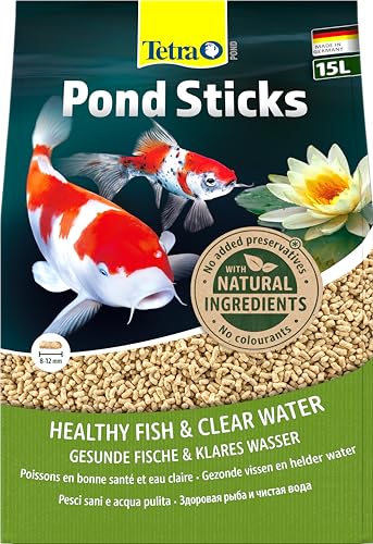 Tetra Pond Sticks, Mangime Per Pesci Men, May Vary, 15 l Confezione da 1