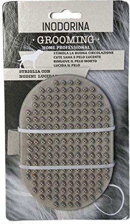 Inodorina , Striglia Nodini Lucidanti Cane e Gatto, Rimuove il Pelo in Eccesso e Lucida il Manto, Ideale per Spazzolare, Districare e Lucidare il Manto di Cani e Gatti
