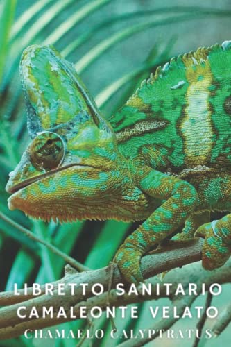 RETTILE, PARADIZE Libretto Sanitario Camaleonte Velato (Chamaeleo calyptratus): Alimentazione, Muta, Taglia, Peso, Manutenzione mensile, Riproduzione, Veterinario, ...