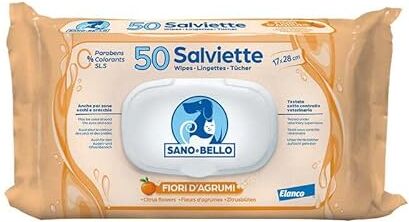 Bayer Salviette per cani e gatti Multipack 300 pezzi (6x50 pezzi) Fiori di agrumi