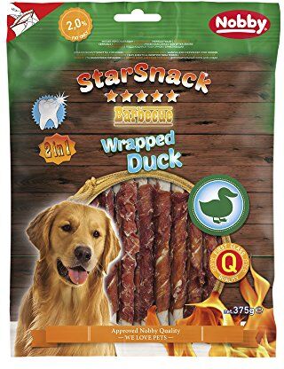 Nobby STARSNACK Barbecue Wrapped Duck 375 g