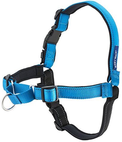 PetSafe Imbracatura Deluxe Easy Walking, Media, Blu, Nylon, Oceano/Nero