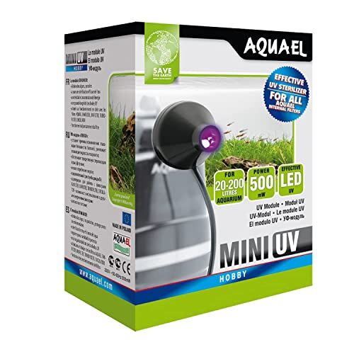 AQUAEL Lámpara led UV Mini  para acuarios, 1 W