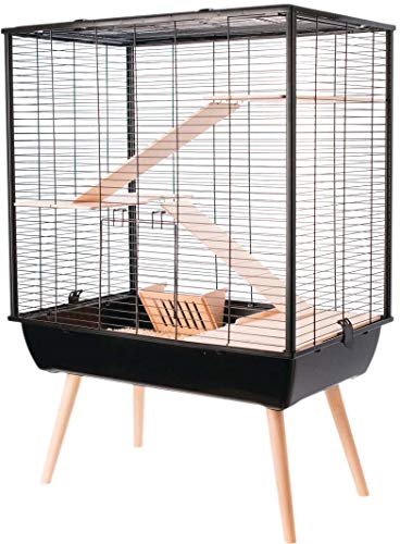 ZOLUX Cage Neo Cozy Large Rodents H80 black color