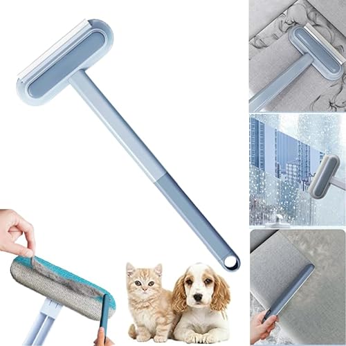 Lyoveu Multifunctional Pet Hair Remover, 4-in-1 Multifunctional Hair Removal Brush,Pet Dog Cat Hair Cleaner Brush,Reusable Dog Hair Remover for Car,Cat Hair Remover,Carpet Rake for Pet Hair Removal -1pcs