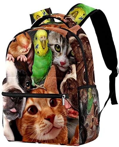 Generic Zaino leggero Daypack Zaino per Shool Dog Cat Hamster Budgie