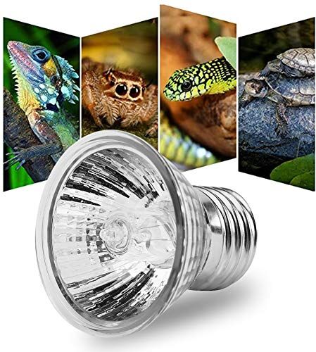 Zerodis 25W/50W Lampada Riscaldante Lampade Riscaldanti per Animali Pet Riscaldamento Luce Acquario Rettile Tartarughe Lampada Riscaldatore con Attacco E27 per Serpente Lucertola Tartaruga (25W)