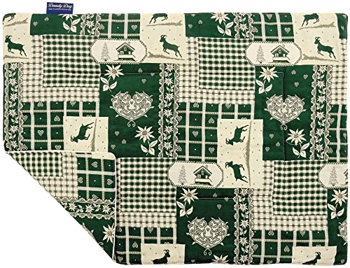 Dandy Dog Kitzbühel Green Coperta per cani lavabile e resistente, di alta qualità, made in Germany, taglia XL